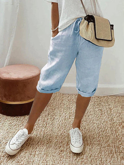 Windra | Casual Breathable Knee-Length Shorts