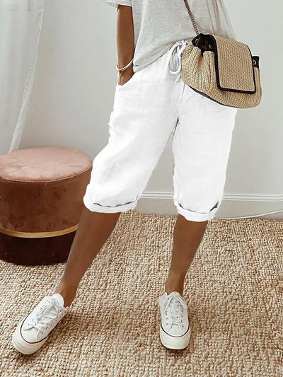 Windra | Casual Breathable Knee-Length Shorts