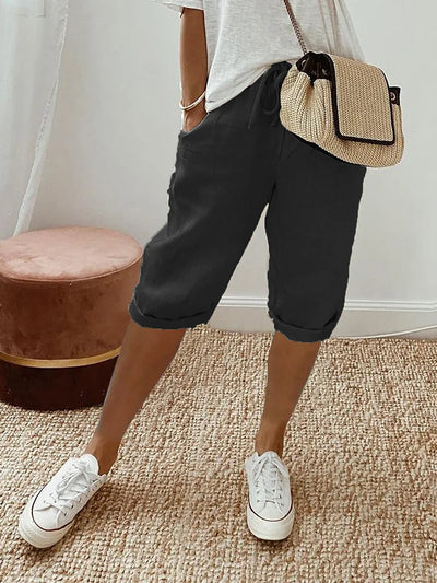Windra | Casual Breathable Knee-Length Shorts