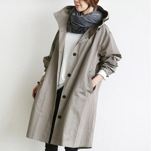 Talia | Chic and Versatile Water-Resistant Trench Coat