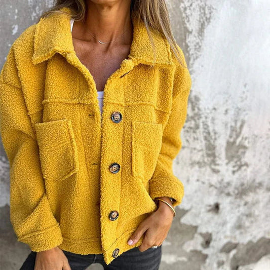Sophie | Chic Short Wool Jacket with Lapels
